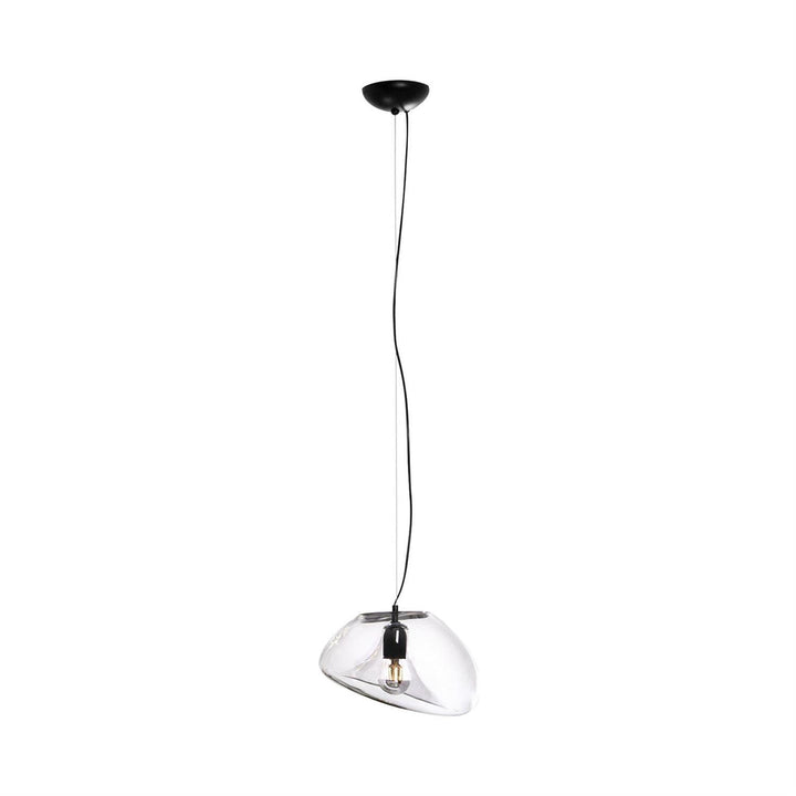 Élégante lampe suspendue en forme de goutte d'eau