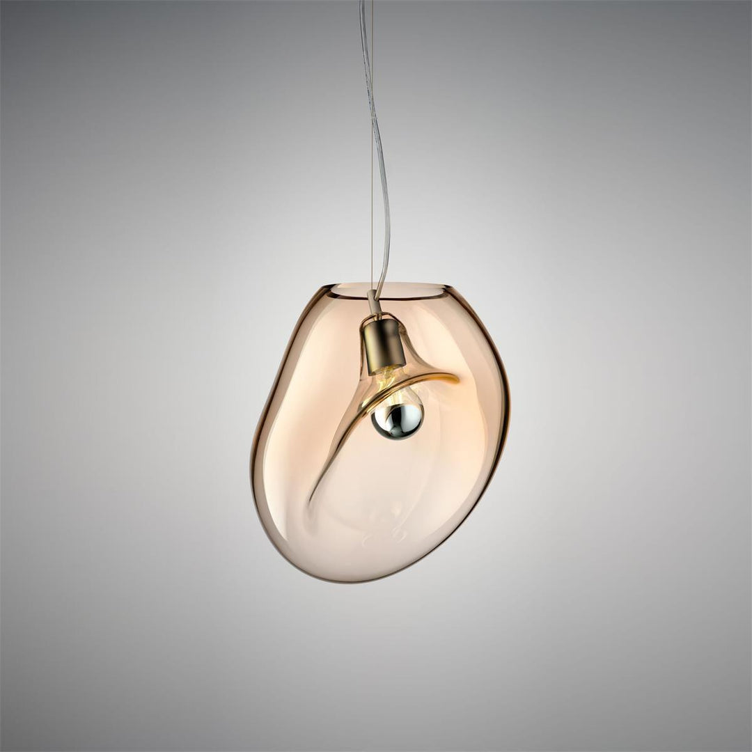 Élégante lampe suspendue en forme de goutte d'eau