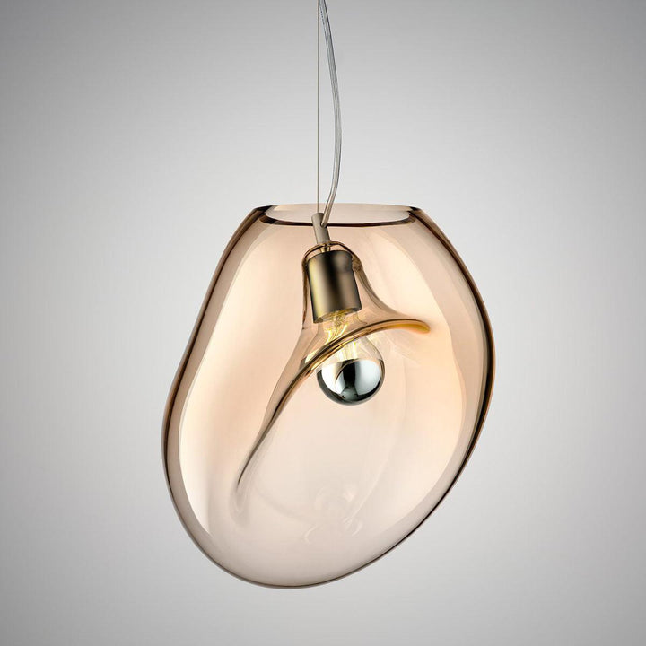 Élégante lampe suspendue en forme de goutte d'eau