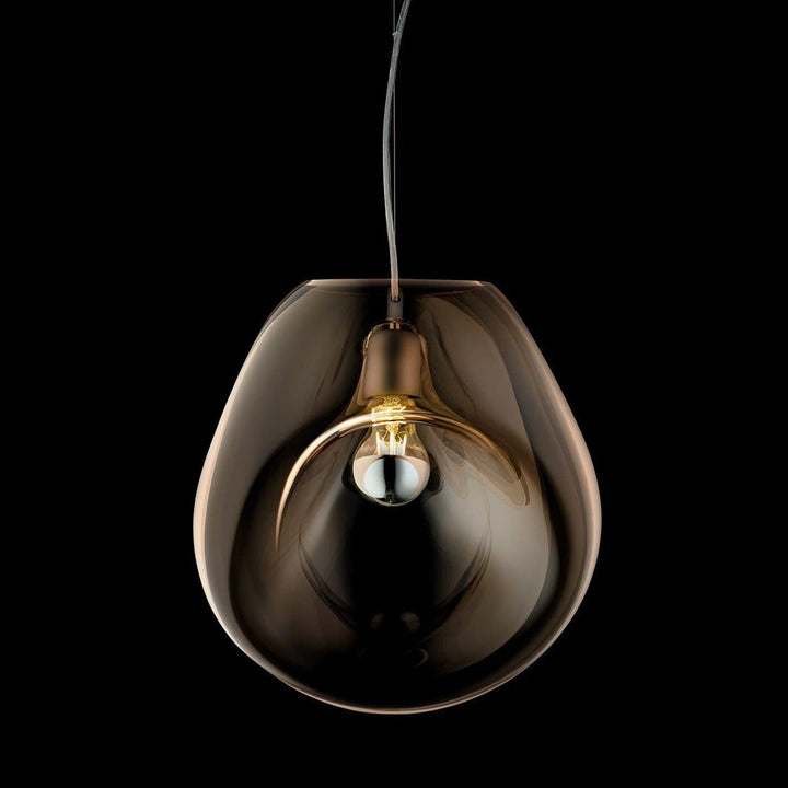 Élégante lampe suspendue en forme de goutte d'eau