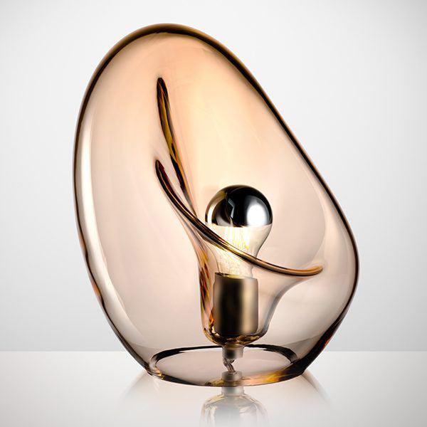 Élégante lampe suspendue en forme de goutte d'eau