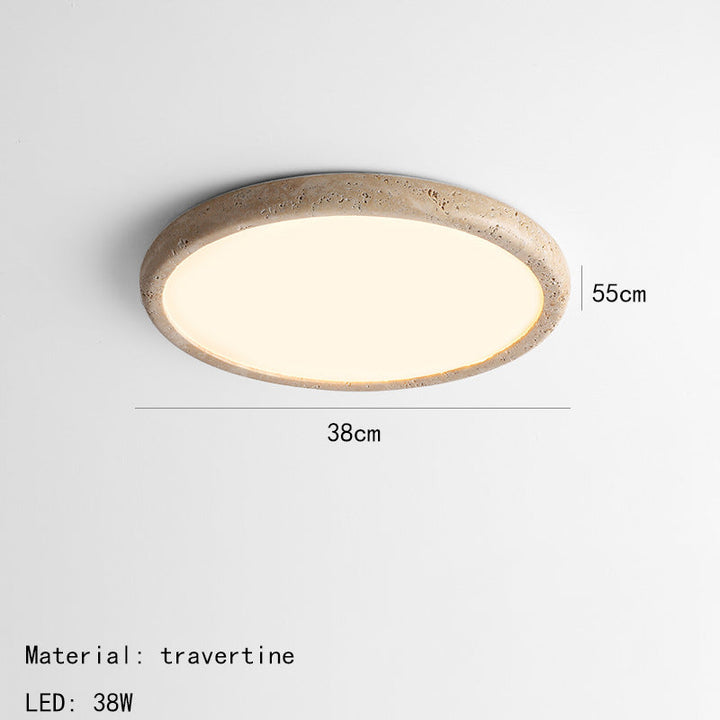 Plafonnier à led en pierre naturelle pour une touche d'élégance