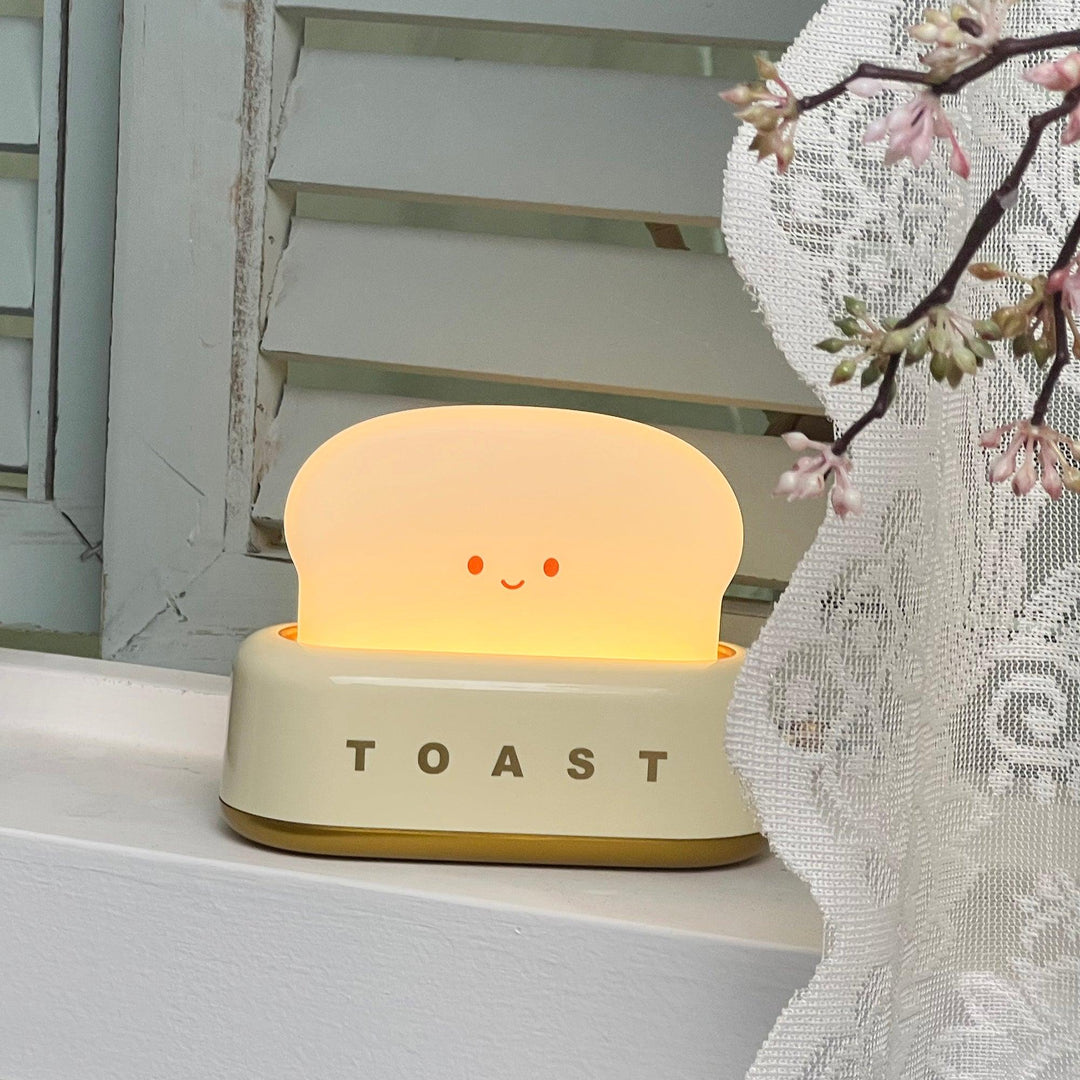 Lampe de table élégante avec design de grille-pain et batterie intégrée