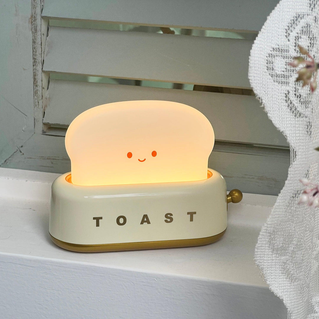 Lampe de table élégante avec design de grille-pain et batterie intégrée