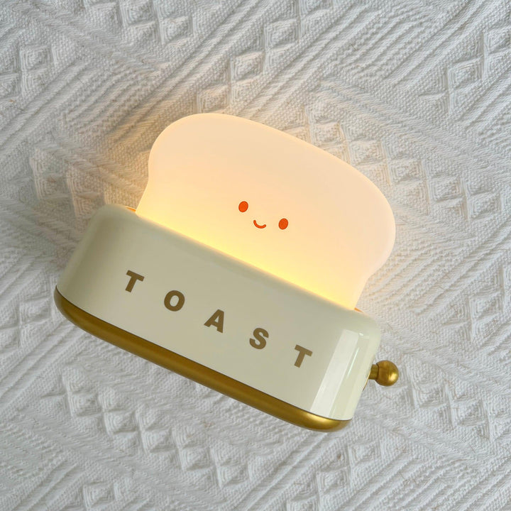 Lampe de table élégante avec design de grille-pain et batterie intégrée