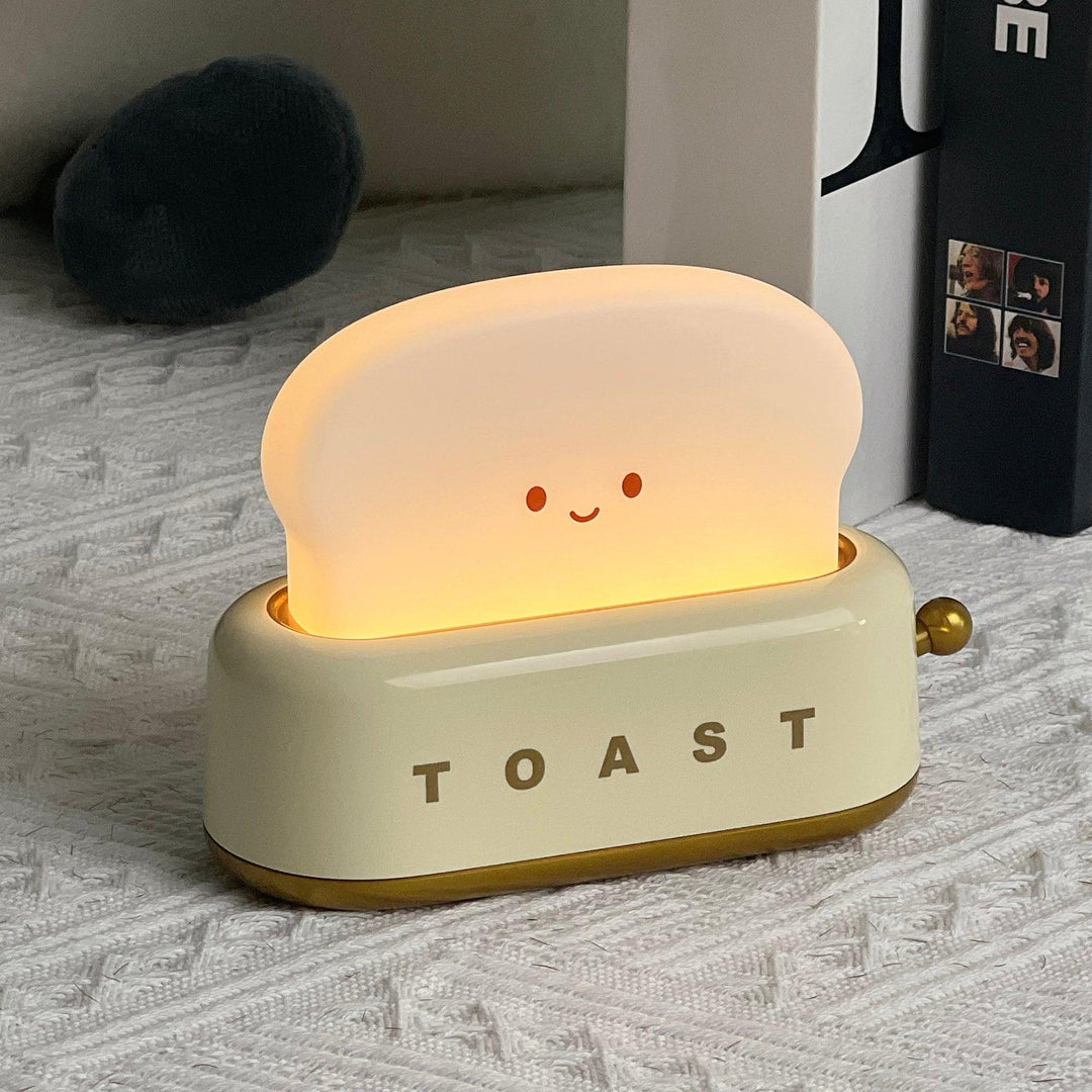 Lampe de table élégante avec design de grille-pain et batterie intégrée