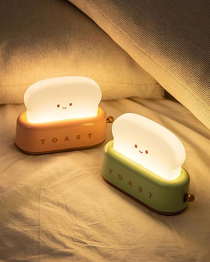 Lampe de table élégante avec design de grille-pain et batterie intégrée