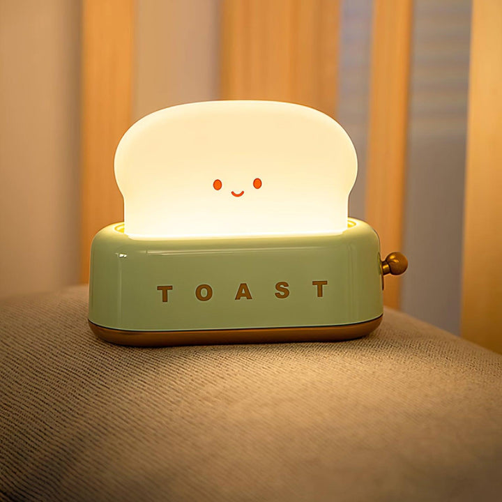 Lampe de table élégante avec design de grille-pain et batterie intégrée