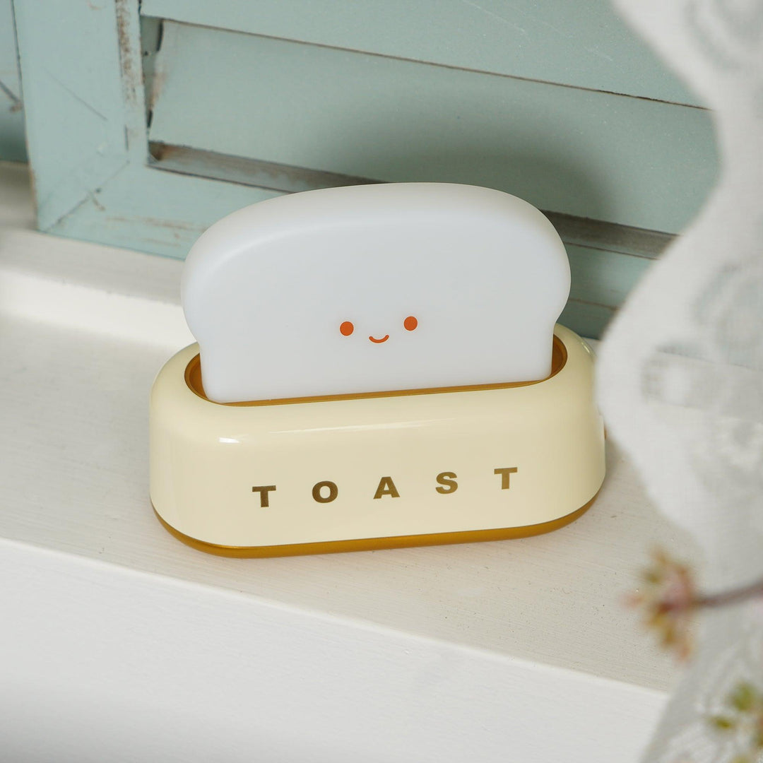 Lampe de table élégante avec design de grille-pain et batterie intégrée