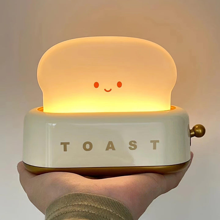 Lampe de table élégante avec design de grille-pain et batterie intégrée