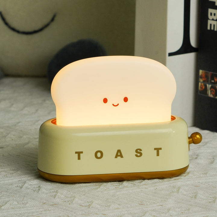 Lampe de table élégante avec design de grille-pain et batterie intégrée