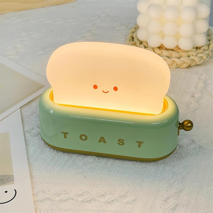 Lampe de table élégante avec design de grille-pain et batterie intégrée