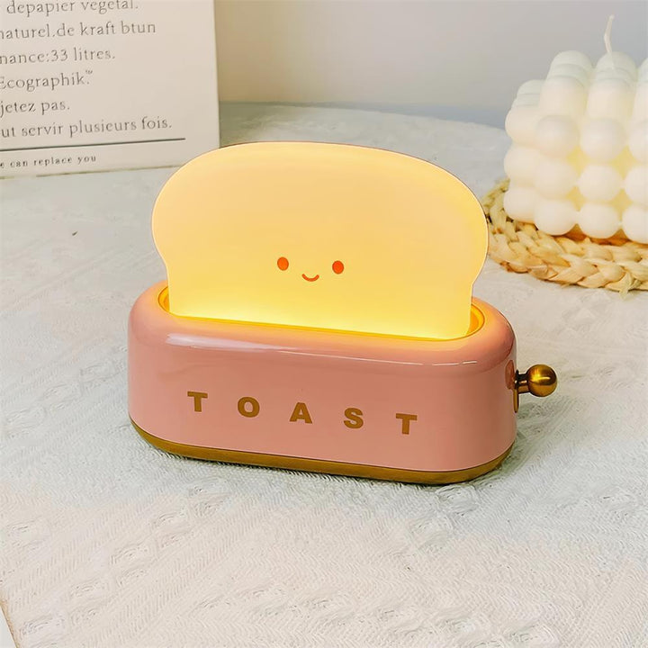 Lampe de table élégante avec design de grille-pain et batterie intégrée