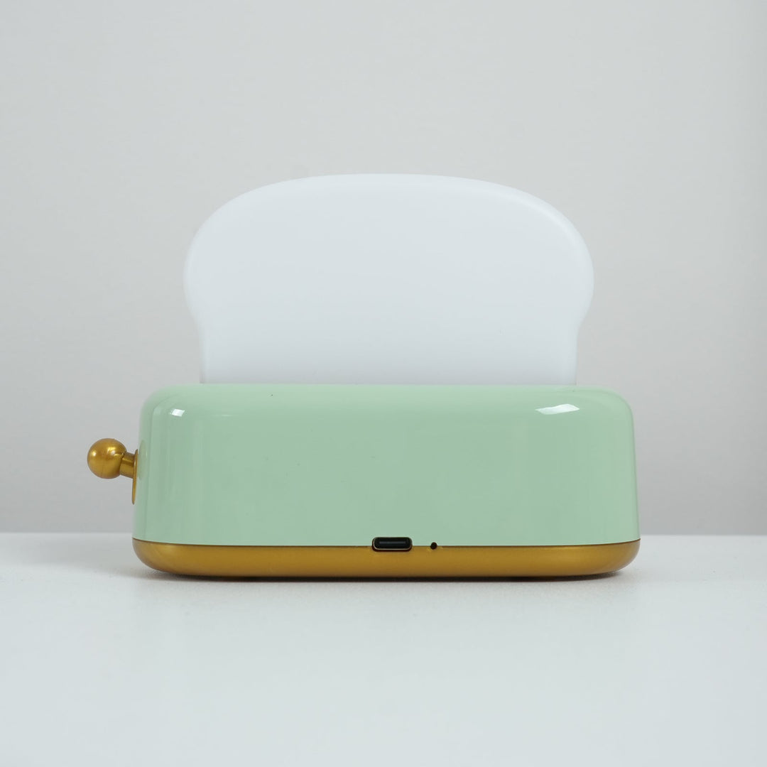 Lampe de table élégante avec design de grille-pain et batterie intégrée
