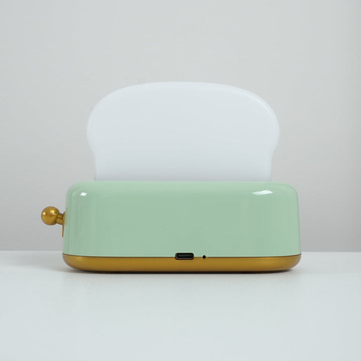 Lampe de table élégante avec design de grille-pain et batterie intégrée