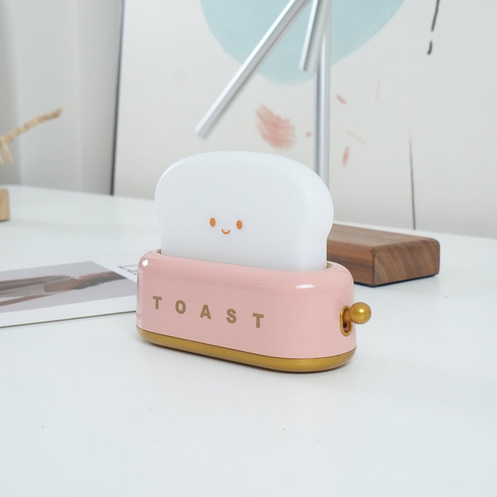 Lampe de table élégante avec design de grille-pain et batterie intégrée
