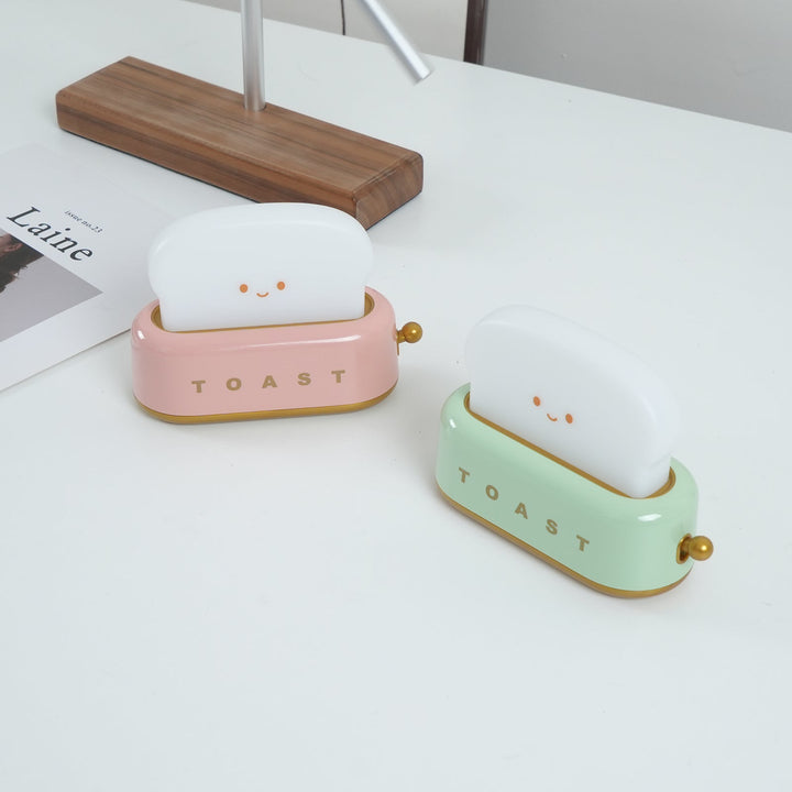 Lampe de table élégante avec design de grille-pain et batterie intégrée