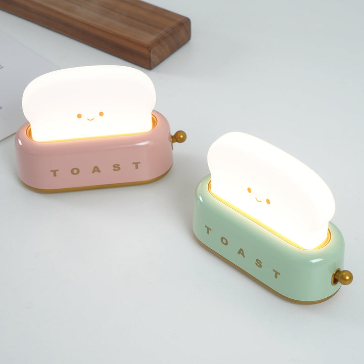 Lampe de table élégante avec design de grille-pain et batterie intégrée