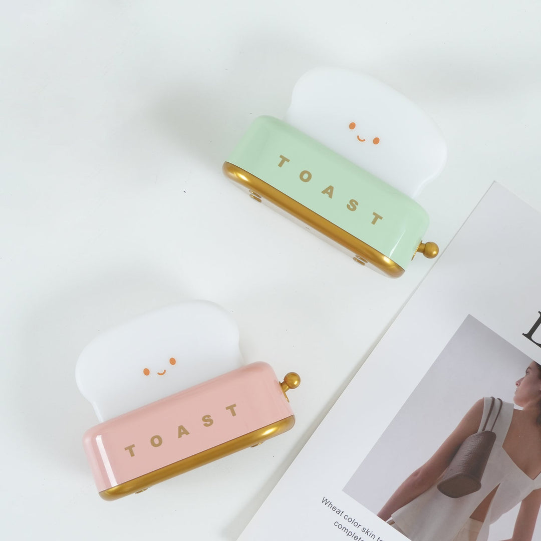 Lampe de table élégante avec design de grille-pain et batterie intégrée