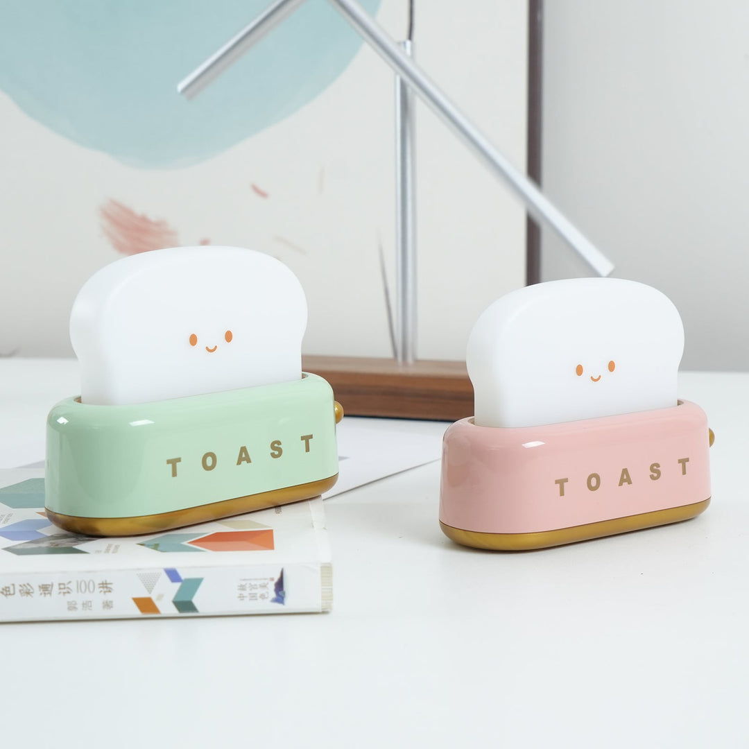 Lampe de table élégante avec design de grille-pain et batterie intégrée