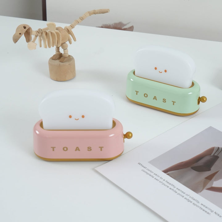 Lampe de table élégante avec design de grille-pain et batterie intégrée