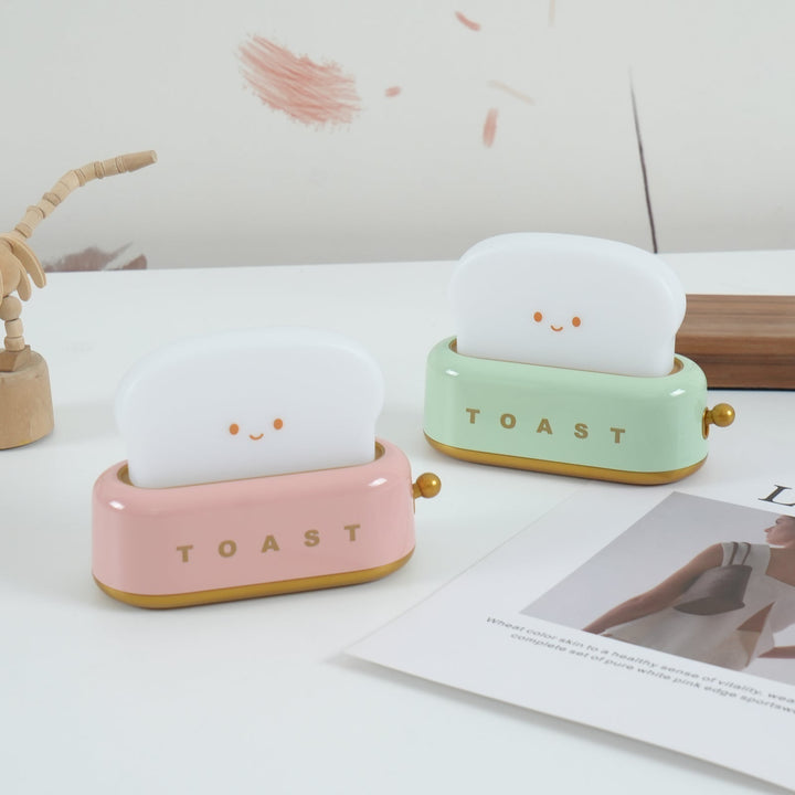 Lampe de table élégante avec design de grille-pain et batterie intégrée