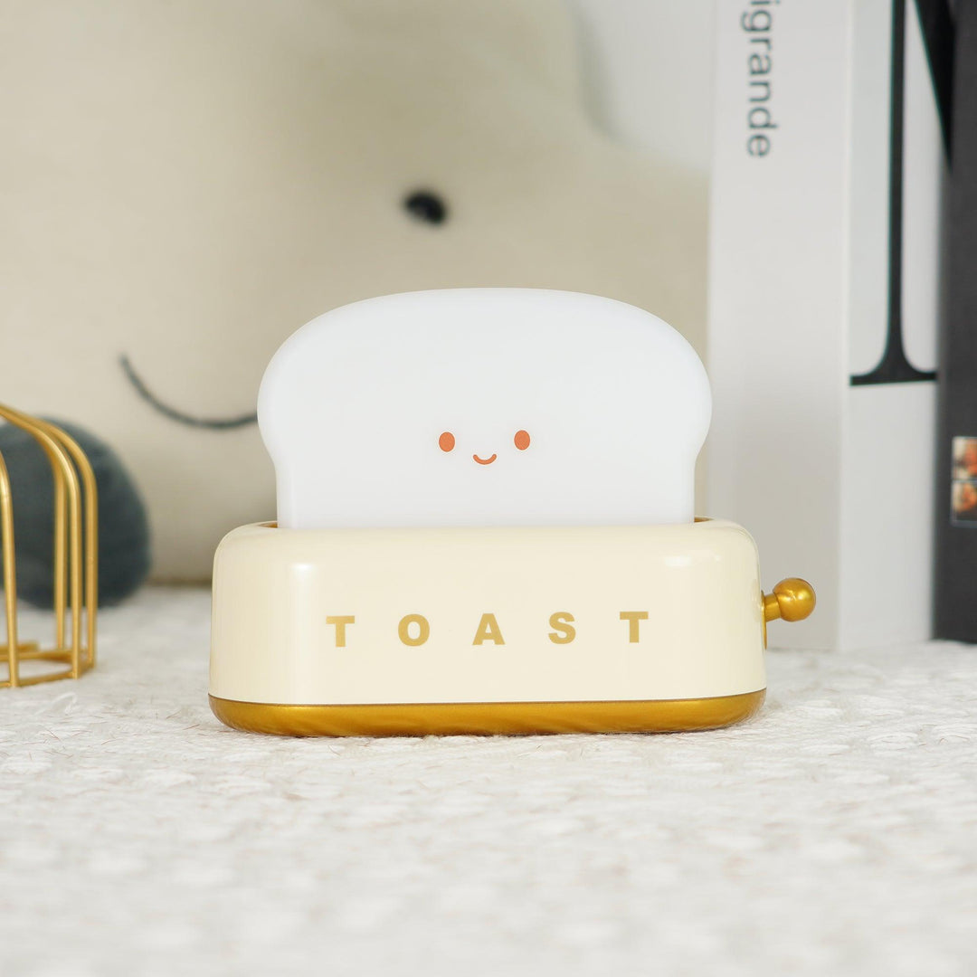 Lampe de table élégante avec design de grille-pain et batterie intégrée