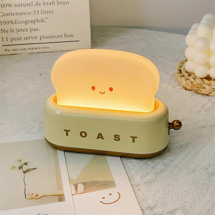 Lampe de table élégante avec design de grille-pain et batterie intégrée