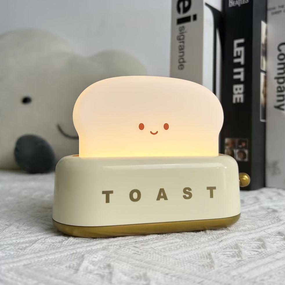 Lampe de table élégante avec design de grille-pain et batterie intégrée