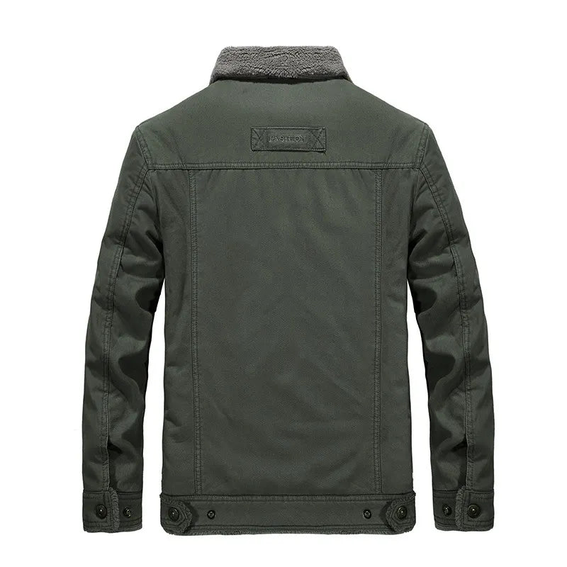 Eden | Veste d'hiver de luxe pour hommes, doublée en polaire