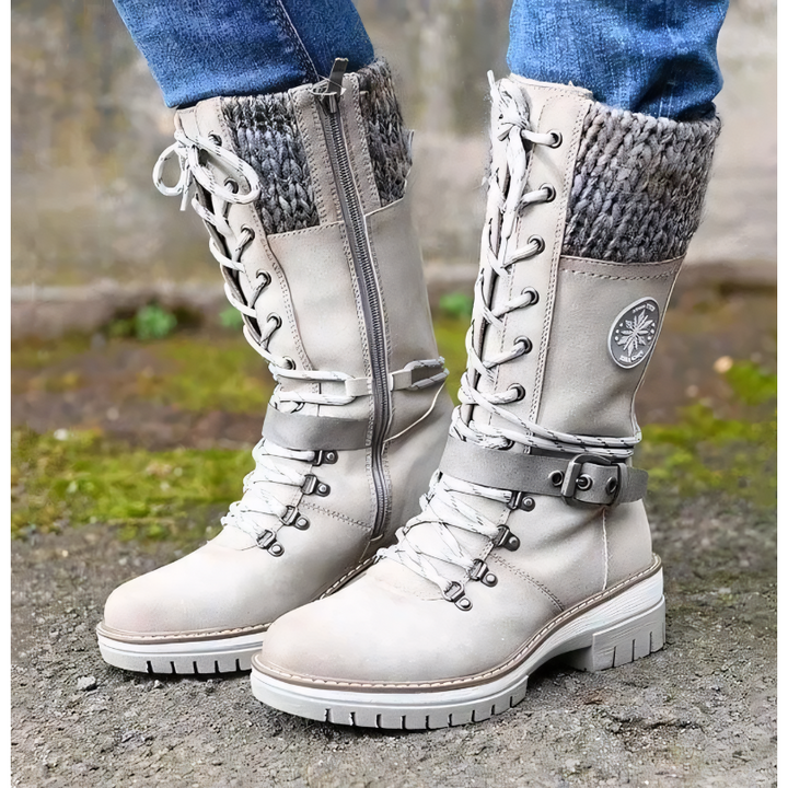 Philou - Bottes élégantes pour hommes avec lacets hauts pour femmes