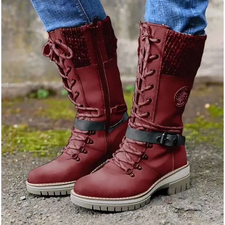 Philou - Bottes élégantes pour hommes avec lacets hauts pour femmes