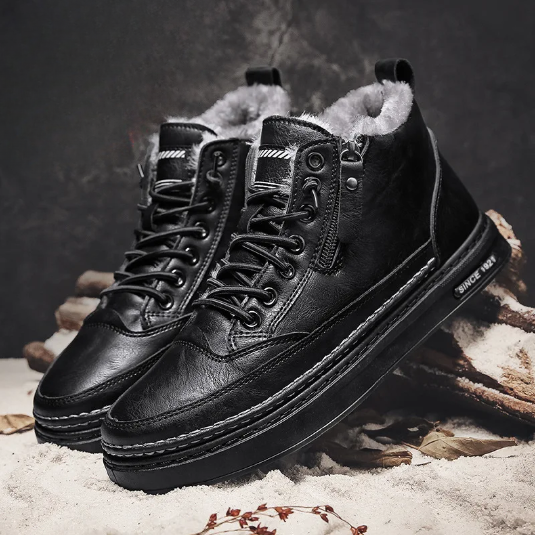Bryson | Bottes en cuir élégantes et larges pour les aventures hivernales
