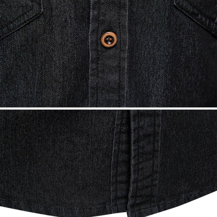 Clément™ - Adaptive Fit Cotton Denim Shirt Tailored for Men
