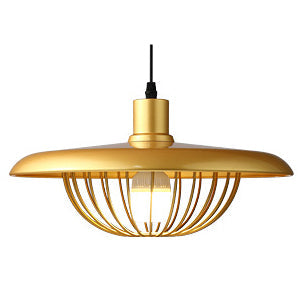 Lampes suspendues élégantes à l'aspect boisé