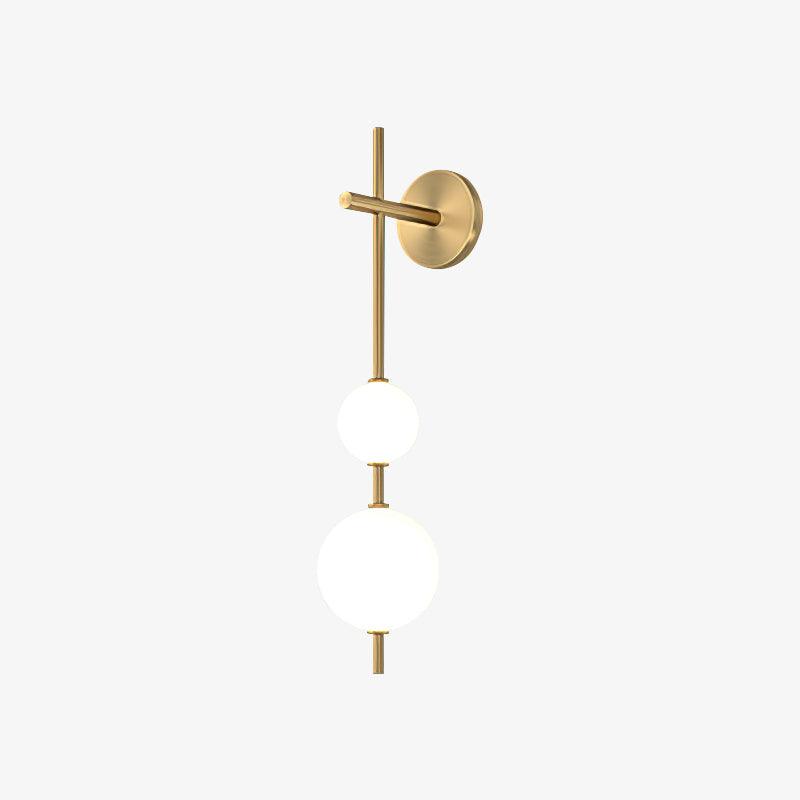 Élégante lampe murale à globe vertical pour une atmosphère enchanteresse
