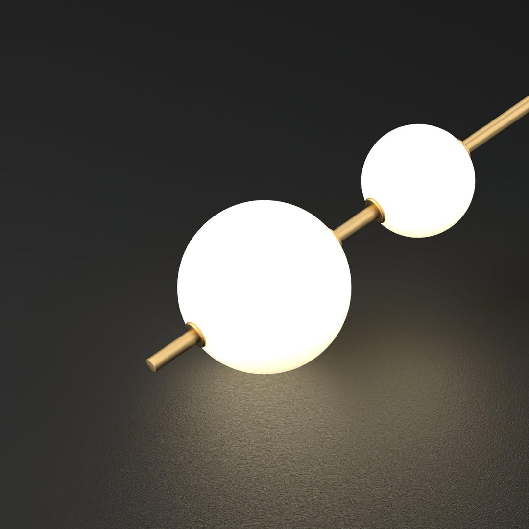 Élégante lampe murale à globe vertical pour une atmosphère enchanteresse