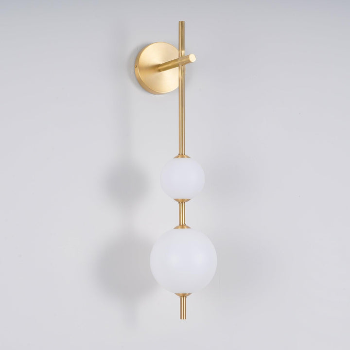 Élégante lampe murale à globe vertical pour une atmosphère enchanteresse