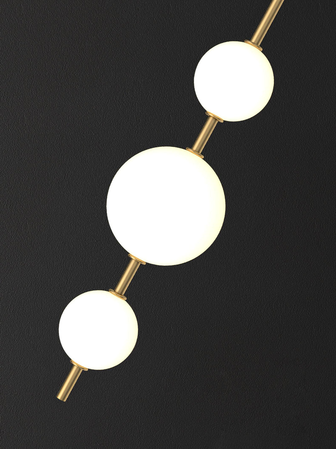 Élégante lampe murale à globe vertical pour une atmosphère enchanteresse