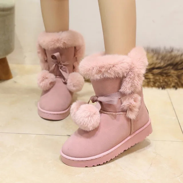 Bottes élégantes en fourrure pour femmes - Ina Fashion