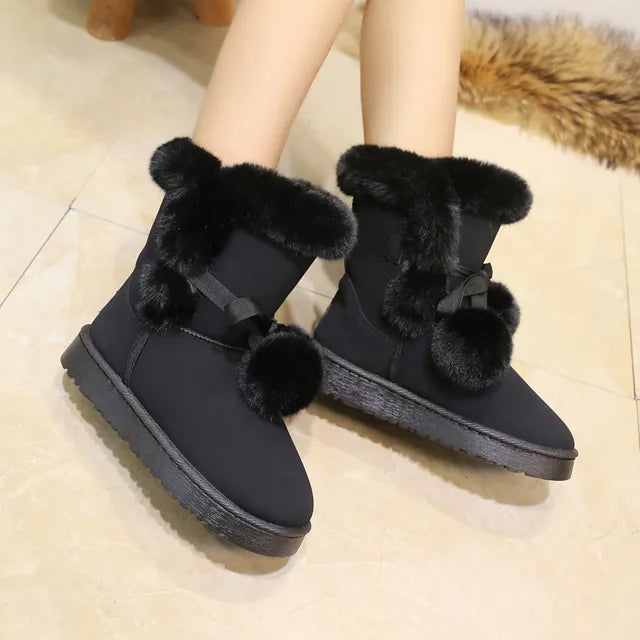 Bottes élégantes en fourrure pour femmes - Ina Fashion