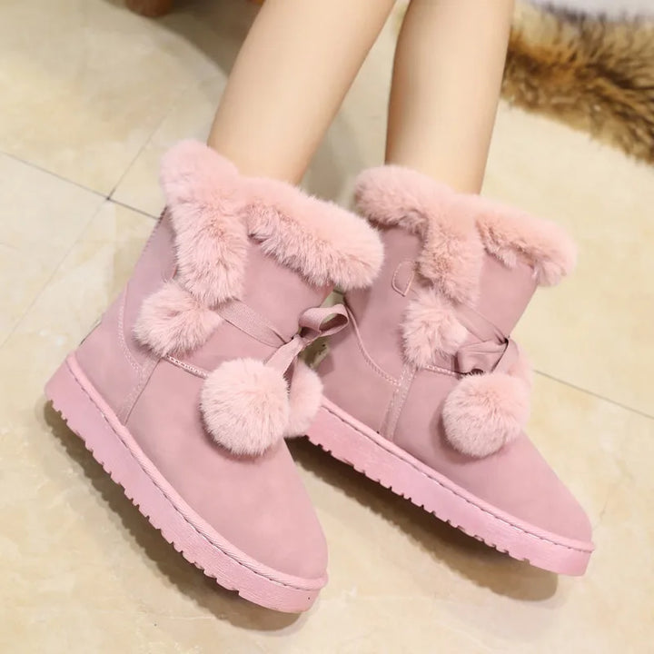 Bottes élégantes en fourrure pour femmes - Ina Fashion