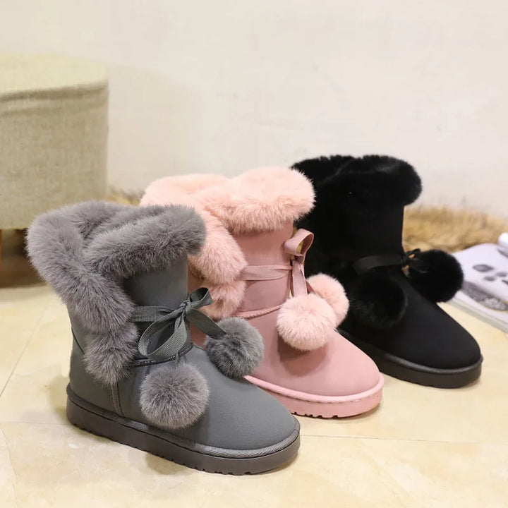 Bottes élégantes en fourrure pour femmes - Ina Fashion