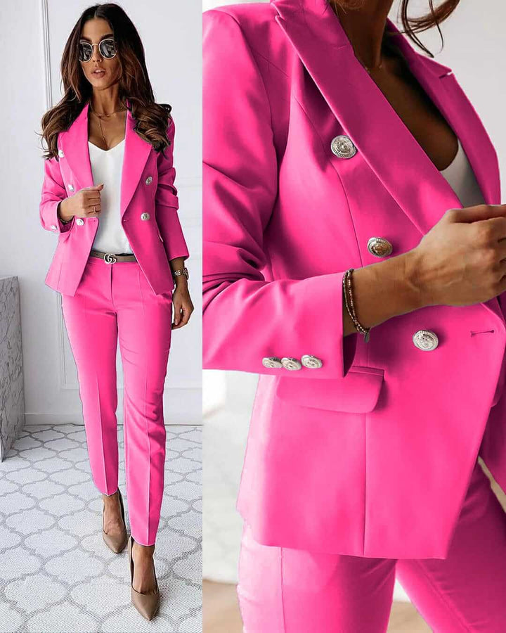 Pantalon chic avec veste élégante (veste disponible séparément)