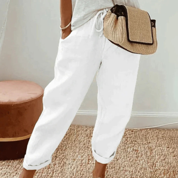 MARTINA - Pantalon élégant et confortable avec cordon de serrage facile à ajuster