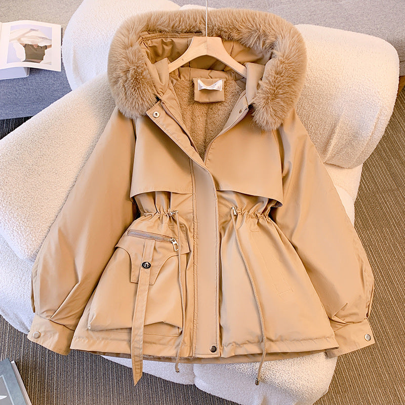 Christelle™ - Manteau d'hiver stylisé avec fourrure