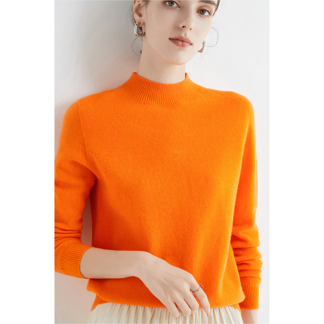 Cosima - Élégant pull en cachemire tricoté pour femmes