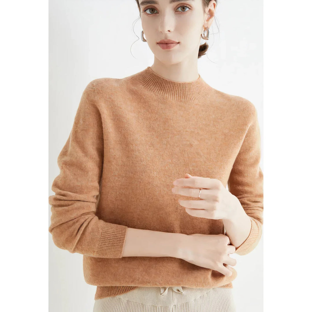 Malenne - Pull en cachemire de luxe à col en V pour un look chaud et élégant