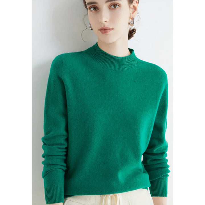 Malenne - Pull en cachemire de luxe à col en V pour un look chaud et élégant