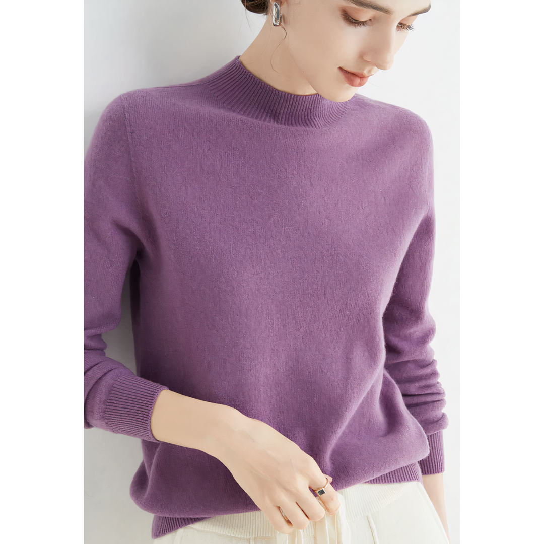 Cosima - Élégant pull en cachemire tricoté pour femmes